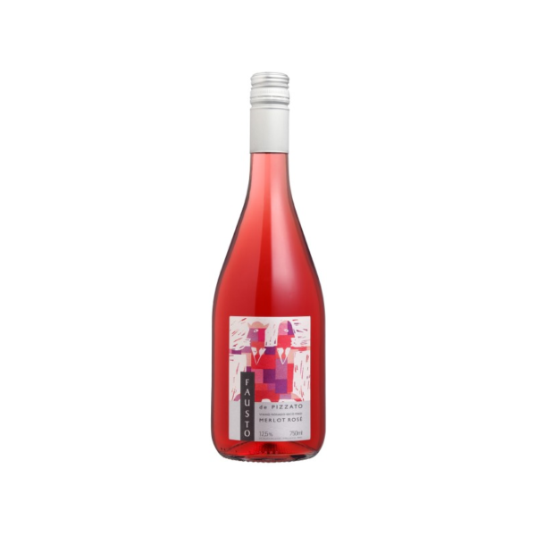 Vinho Pizzato Fausto Merlot Rose Seco 750ml