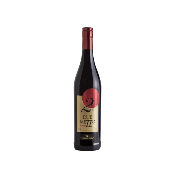 Vinho Occhio Nero Duemezzo Rosso Dolce 750ml