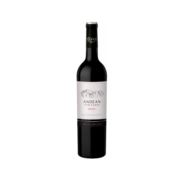 Vinho andean vineyards shiraz tinto seco 750ml